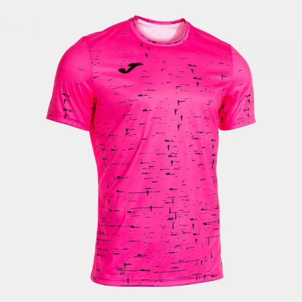 PERFORMANCE SHORT SLEEVE T-SHIRT FLUOR PINK BLACK