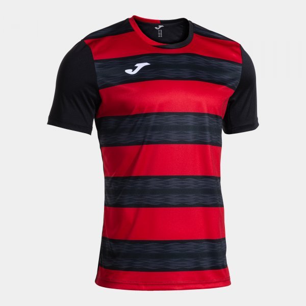 PERFORMANCE SHORT SLEEVE T-SHIRT BLACK RED