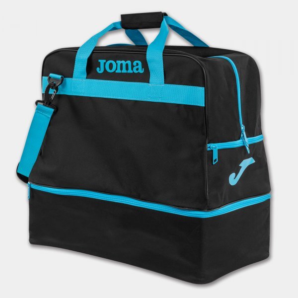 TRAINING III LARGE BAG BLACK-FLUORESCENT TURQUOISE