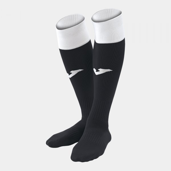 FOOTBALL SOCKS CALCIO 24 BLACK-WHITE  -PACK 4-