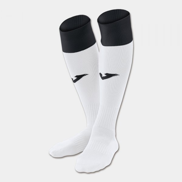 FOOTBALL SOCKS CALCIO 24 WHITE-BLACK -PACK 4-