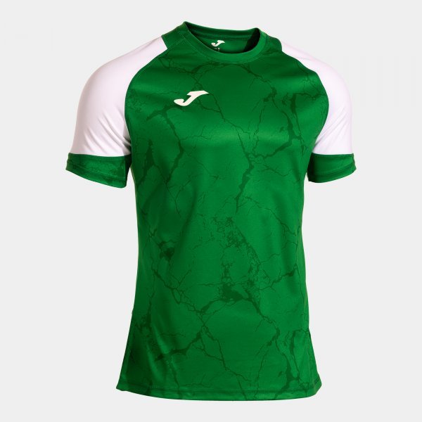 PERFORMANCE HANDBALL SHORT SLEEVE T-SHIRT GREEN WHITE