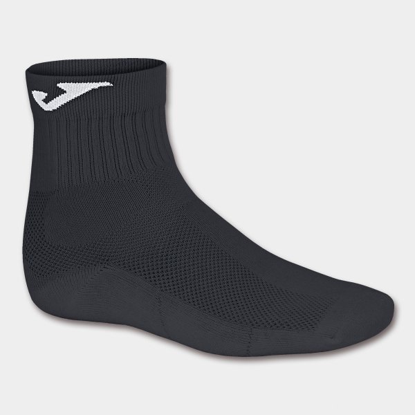 SOCKS MEDIUM BLACK -PACK 12 PRS-