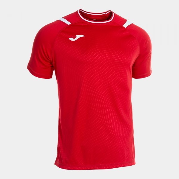 PERFORMANCE SHORT SLEEVE T-SHIRT RED WHITE