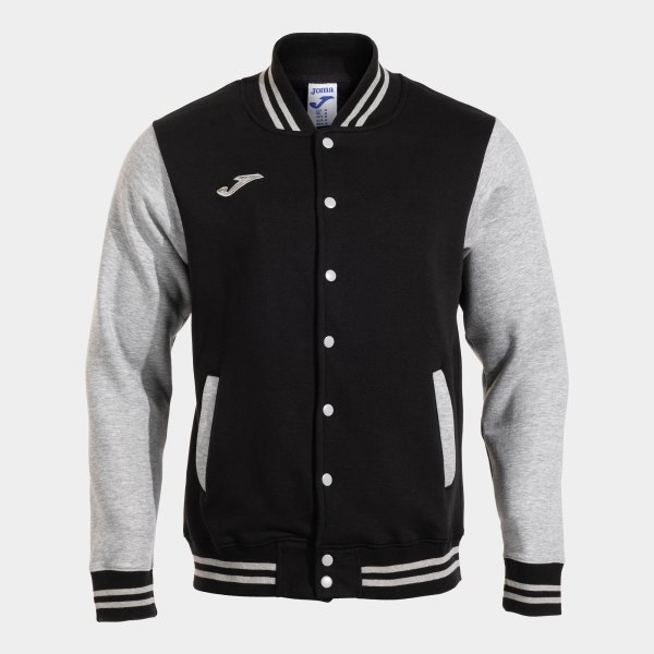 COMBI FULL ZIP SWEATSHIRT BLACK GRAY