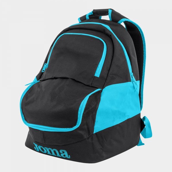 DIAMOND II BACKPACK BLACK-FLUORESCENT TURQUOISE