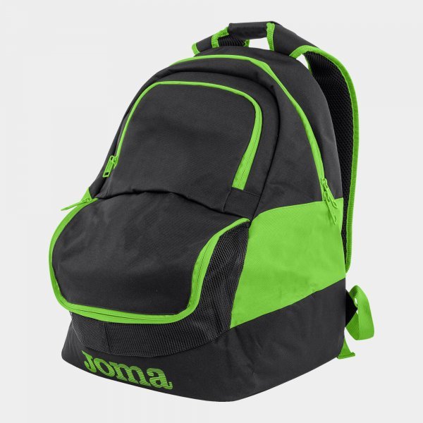 DIAMOND II BACKPACK BLACK-FLUORESCENT GREEN