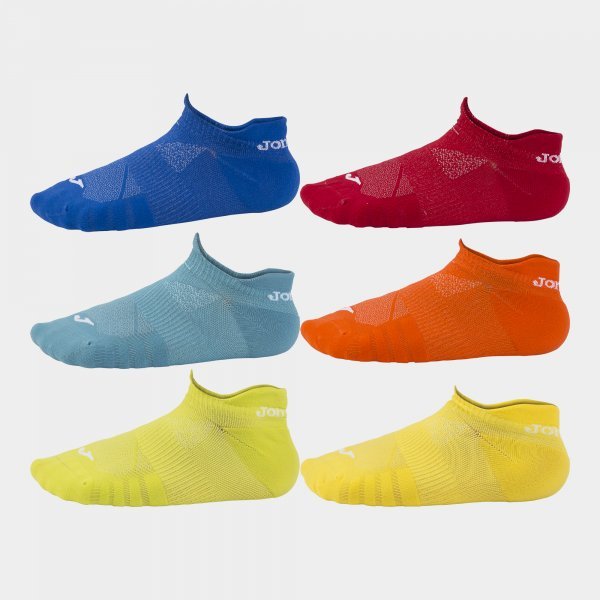 INV SOCKS 2ROY-ORA-GRE-RED-YEL-GREY -PACK 12-