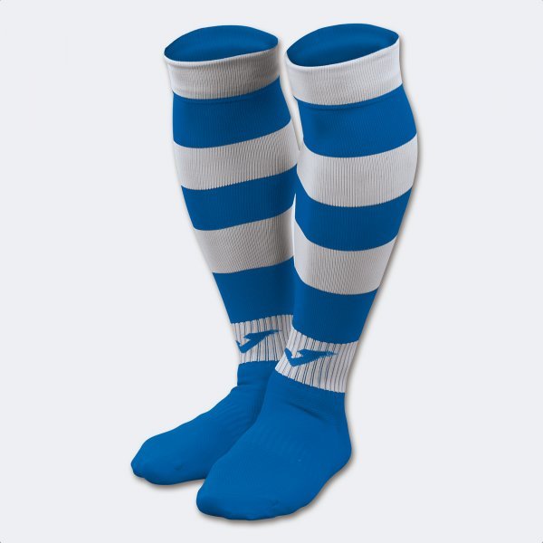 ZEBRA MID-CALF II ROYAL BLUE BLUE-WHITE