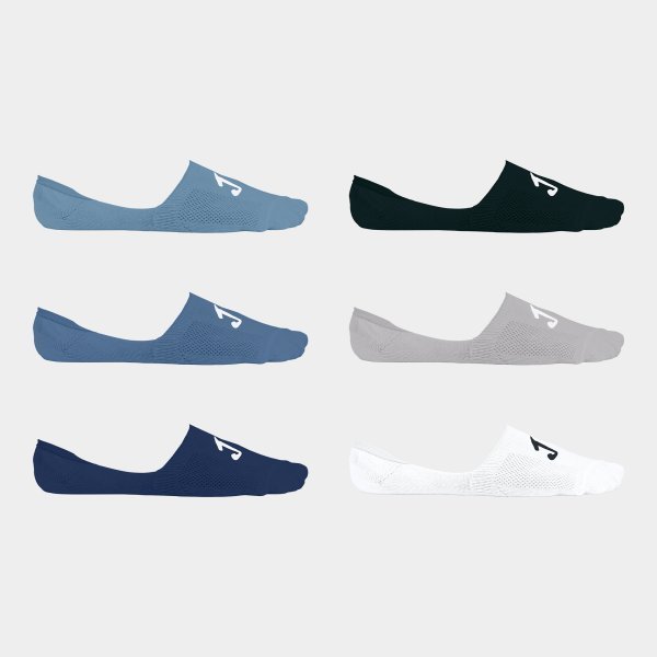 PINKY SOCK SAL-BLA-NA-BLA-GR-BLUE-PACK6-