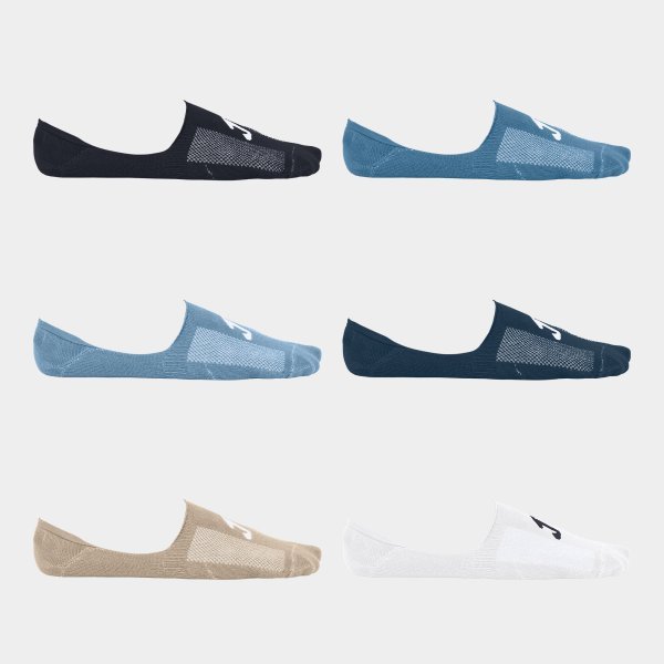 PINKY SOCK NA-BEI-BLA-BLU-BLA-BLU -PACK 6-