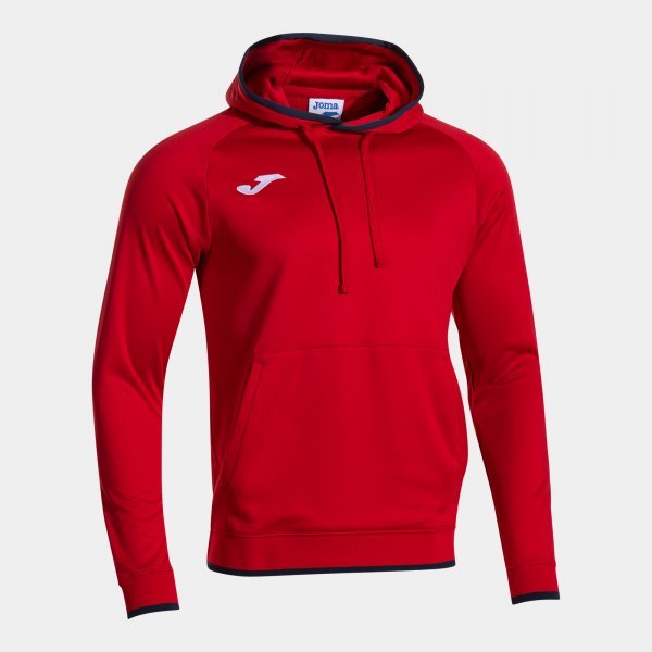 COMBI PREMIUM HOODIE RED DARK NAVY