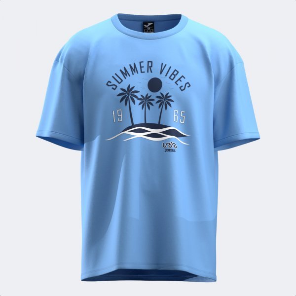 SUMMER VIBES SHORT SLEEVE T-SHIRT BLUE