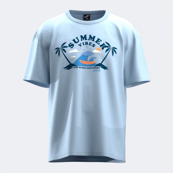 SUMMER VIBES SHORT SLEEVE T-SHIRT BLUE