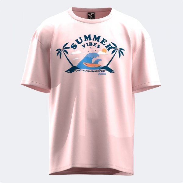 SUMMER VIBES SHORT SLEEVE T-SHIRT PINK
