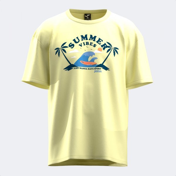 SUMMER VIBES SHORT SLEEVE T-SHIRT YELLOW