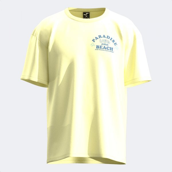 BEACH PARADISE SHORT SLEEVE T-SHIRT YELLOW