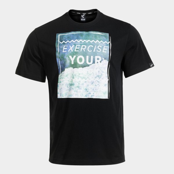 CASUAL SHORT SLEEVE T-SHIRT BLACK