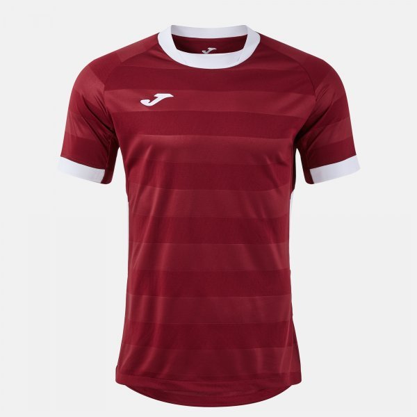 TOLETUM VII SHORT SLEEVE T-SHIRT BURGUNDY WHITE