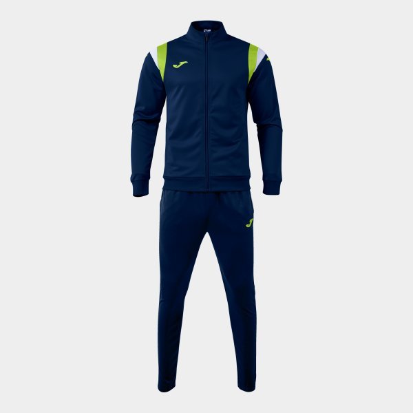 TERRA TRACKSUIT DARK NAVY LIME