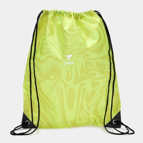 KIDS CAMP GYM SACK  LIME GREEN
