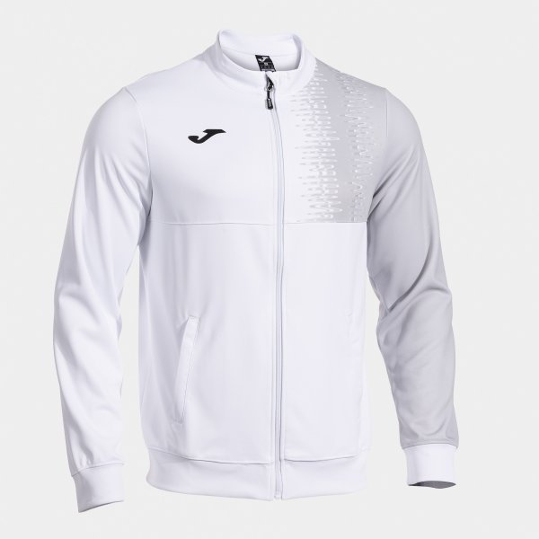 COURT FULL ZIP SWEATSHIRT WHITE