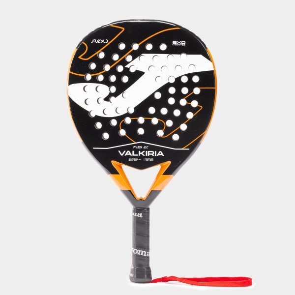 TOURNAMENT FLEX PADDLE RACKET BLACK FLUOR ORANGE