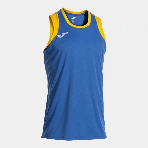 FINAL BASKET II SLEEVELESS SHIRT ROYAL BLUE YELLOW