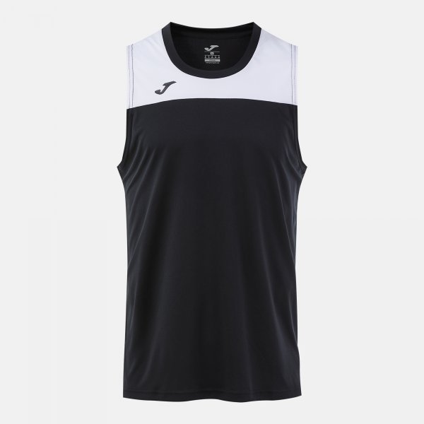 PHOENIX III SLEEVELESS SHIRT BLACK WHITE