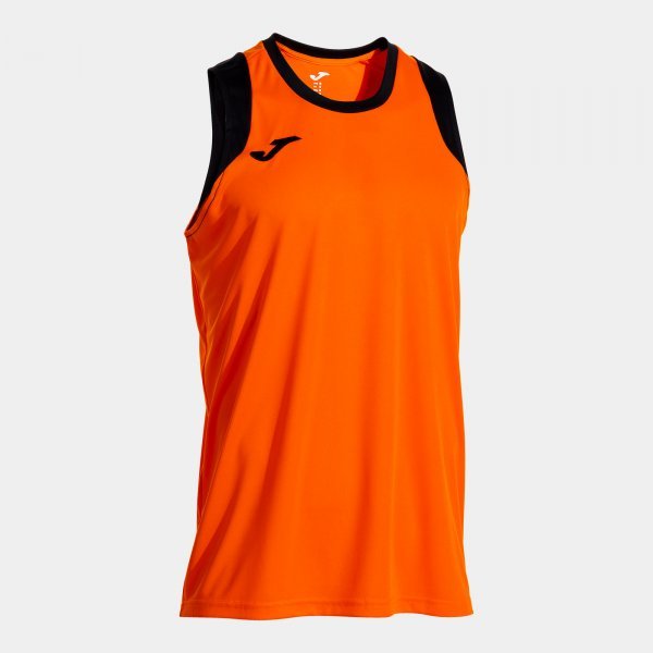 FINAL BASKET II SLEEVELESS SHIRT ORANGE BLACK