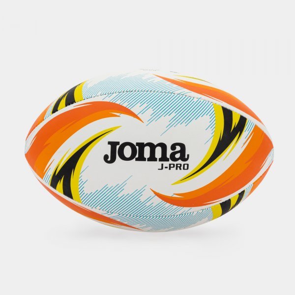 J-PRO RUGBY BALL WHITE ORANGE