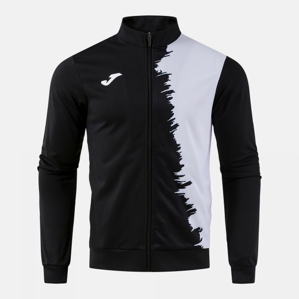 CITY III FULL ZIP SWEATSHIRT BLACK WHITE