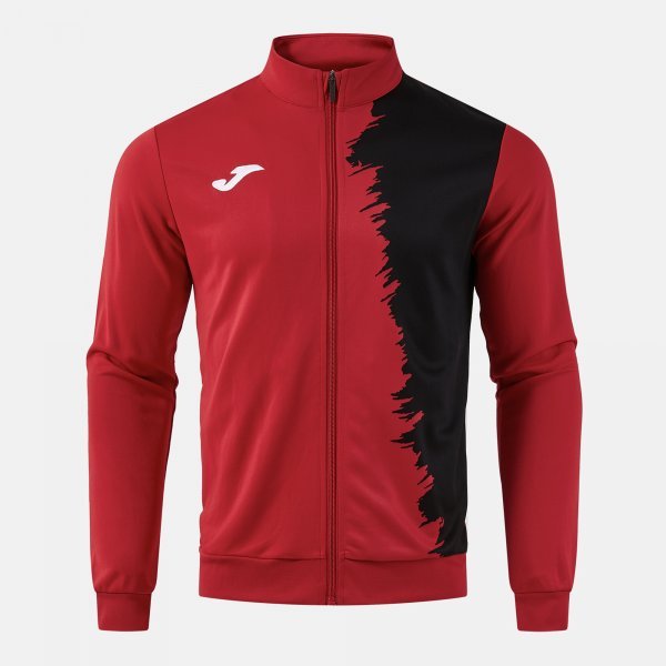 CITY III FULL ZIP SWEATSHIRT RED BLACK