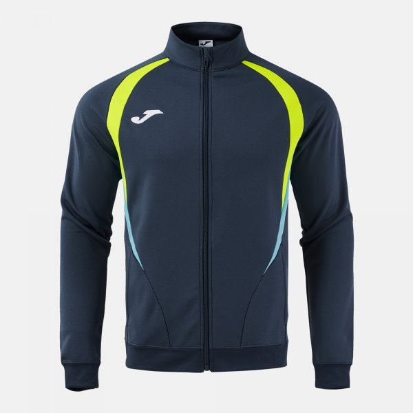 CHAMPIONSHIP 20 FULL ZIP SWEATSHIRT DARK NAVY FLUOR YELLOW
