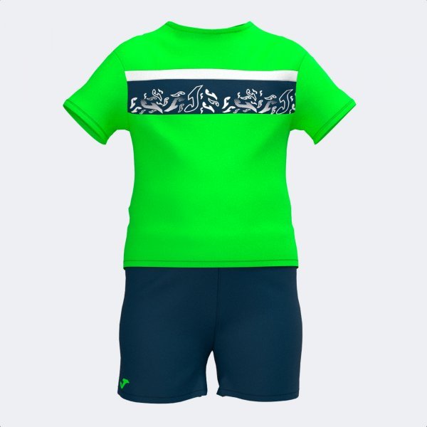 CYCLONE SET FLUOR GREEN NAVY