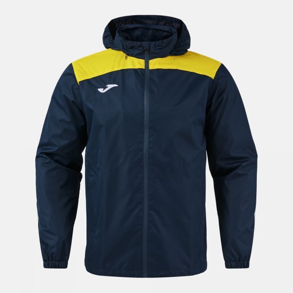 GLACIER RAINCOAT DARK NAVY YELLOW