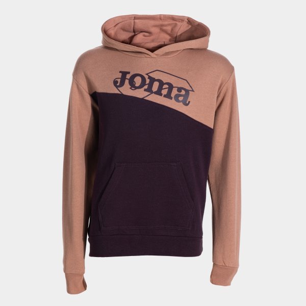 PARK HOODIE LIGHT BROWN BURGUNDY