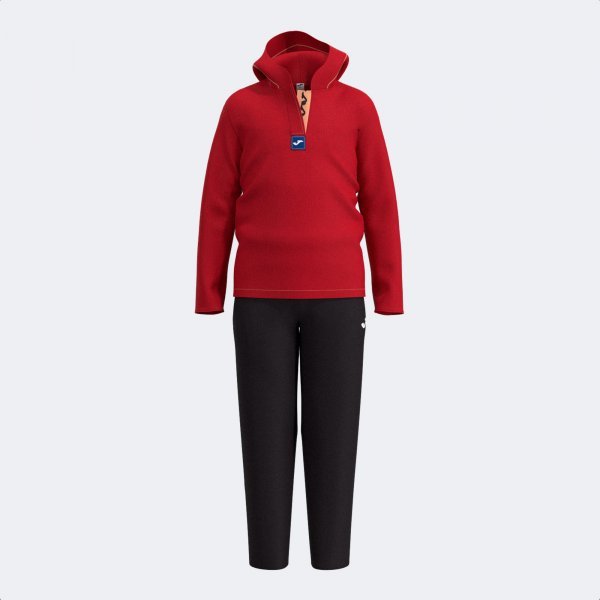 KIDS CAMP TRACKSUIT RED BLACK