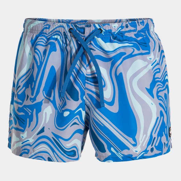 SANTA MÓNICA SWIM SHORTS GREY BLUE