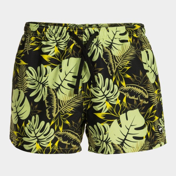 SANTA MÓNICA SWIM SHORTS LIME BLACK