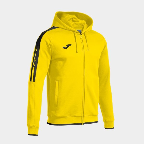 OLIMPIADA ZIP-UP HOODIE YELLOW BLACK