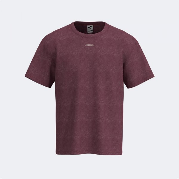 MIMETIC SHORT SLEEVE T-SHIRT BURGUNDY