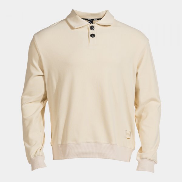 MIMETIC LONG SLEEVE POLO BEIGE