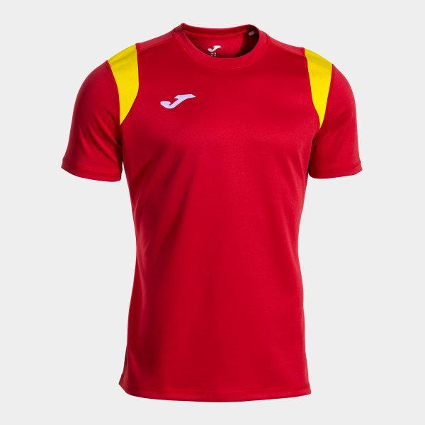 STIMULUS SHORT SLEEVE T-SHIRT RED YELLOW