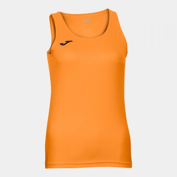 T-SHIRT DIANA ORANGE FLUOR SLEEVELESS WOMAN