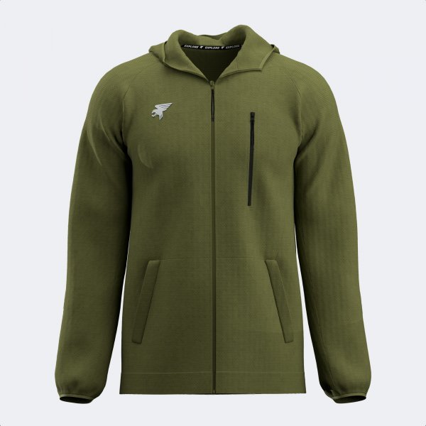 MYSTIC ZIP-UP HOODIE GREEN