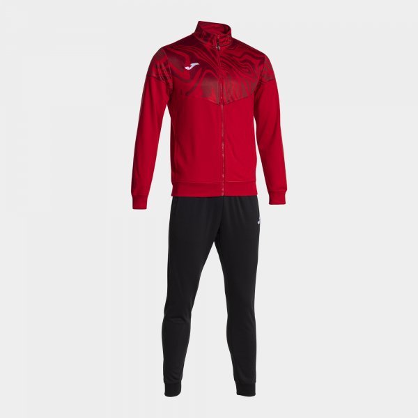 LION II TRACKSUIT RED BLACK