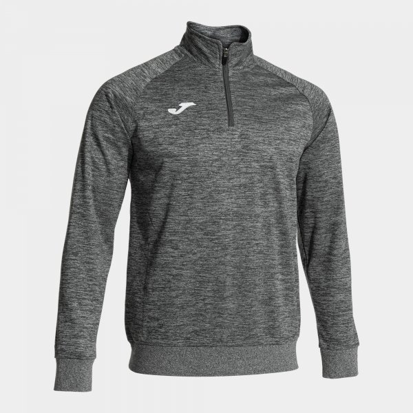 FARAON SWEATSHIRT GREY MELANGE HALF ZIP