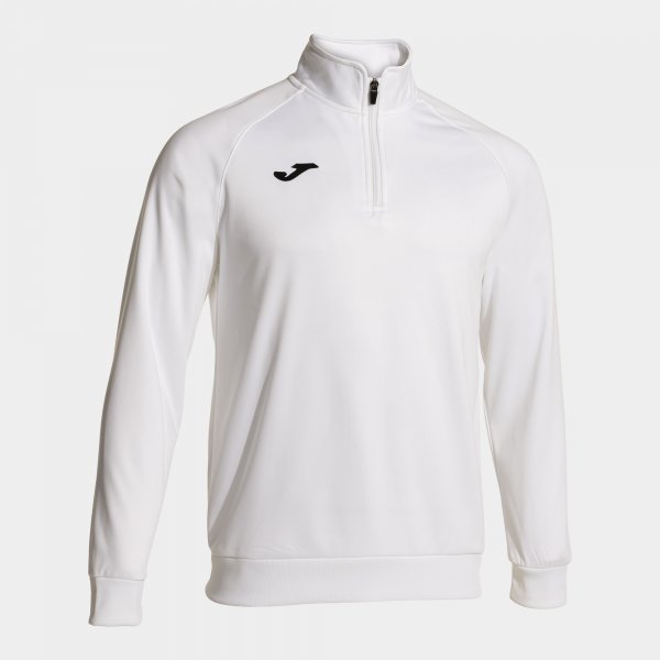FARAON SWEATSHIRT WHITE HALF ZIP