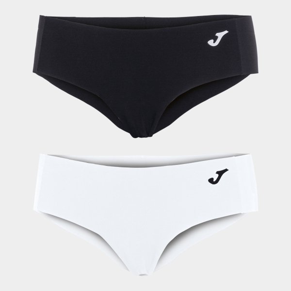 BRIEF UNDERWEAR GYM WOM. 5WHITE-5BLACK -PACK10PCS-